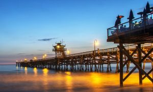 Venice pier at dusk
